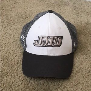 Gray JMU baseball hat
